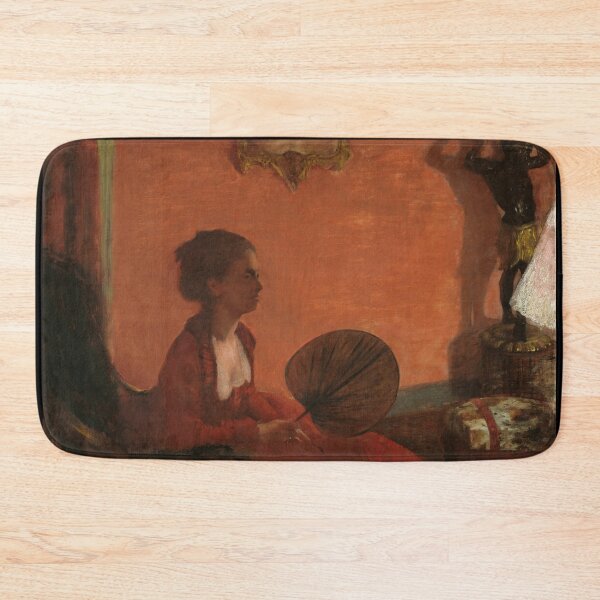 Item preview, Madame Camus by Edgar Degas: Warm Impressionist Interior Fine Art Print designed and sold by artofuniverse.
