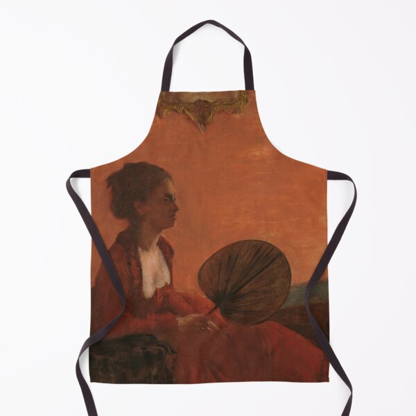 Item preview, Madame Camus by Edgar Degas: Warm Impressionist Interior Fine Art Print designed and sold by artofuniverse.