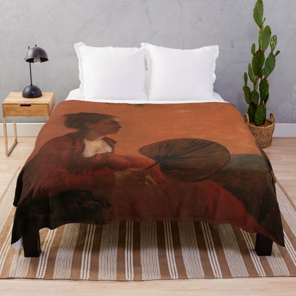Item preview, Madame Camus by Edgar Degas: Warm Impressionist Interior Fine Art Print designed and sold by artofuniverse.