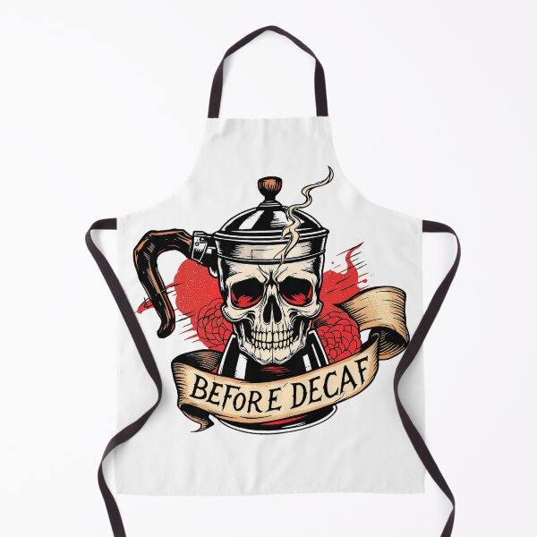 Item preview, Death Before Decaf - Traditional Tattoo Style Coffee A designed and sold by Karma Arts.