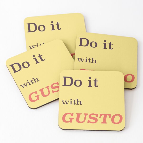 Item preview, Do it with Gusto designed and sold by MayStreetDesign.