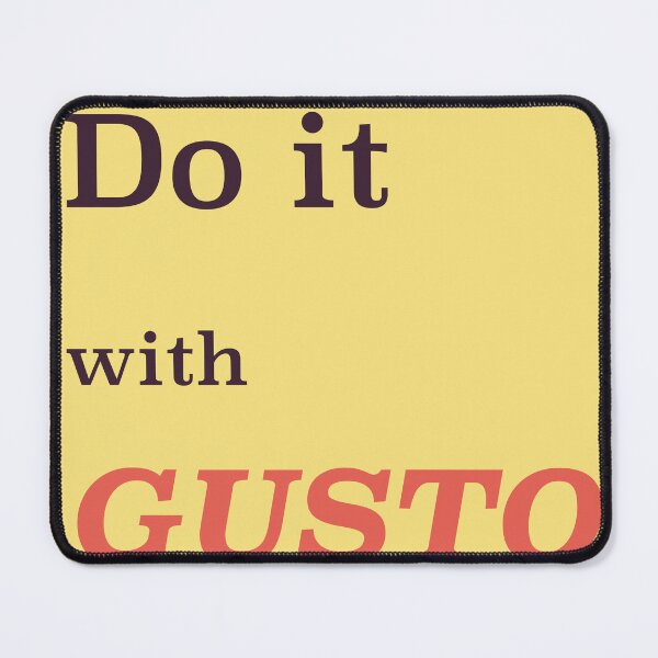 Item preview, Do it with Gusto designed and sold by MayStreetDesign.