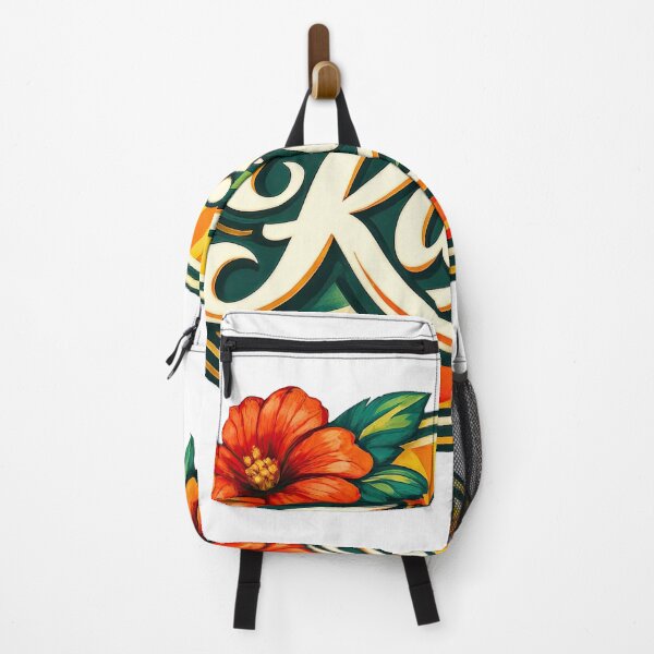 Item preview, Katie in Bloom – Tropical Elegance Meets Bold Typography designed and sold by ForeverPrintsOK.