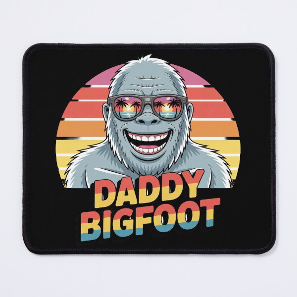 Item preview, Daddy Bigfoot – Funny Summer Cryptid Shirt designed and sold by KapiPrint.