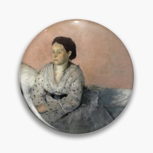Item preview, Madame Rene De Gas by Edgar Degas: Intimate Impressionist Portrait Poster designed and sold by artofuniverse.