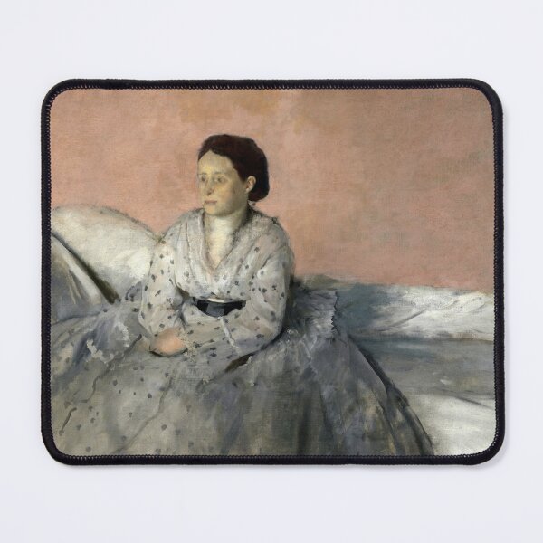 Item preview, Madame Rene De Gas by Edgar Degas: Intimate Impressionist Portrait Poster designed and sold by artofuniverse.