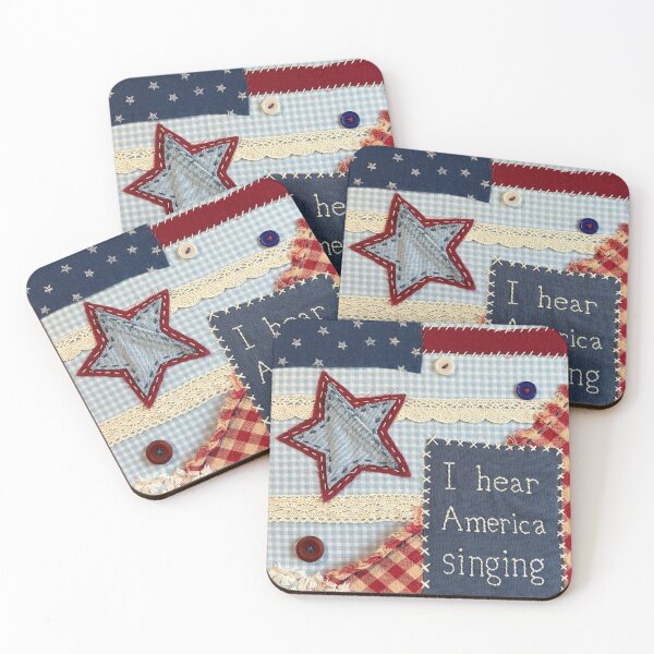 Item preview, Walt Whitman: I Hear America Singing poem designed and sold by CollectedCrafts.