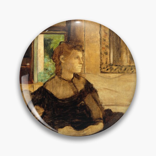 Item preview, Madame Theodore Gobillard Yves Morisot by Edgar Degas: Impressionist Interior Portrait designed and sold by artofuniverse.