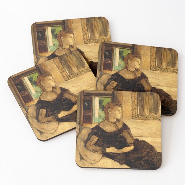 Item preview, Madame Theodore Gobillard Yves Morisot by Edgar Degas: Impressionist Interior Portrait designed and sold by artofuniverse.