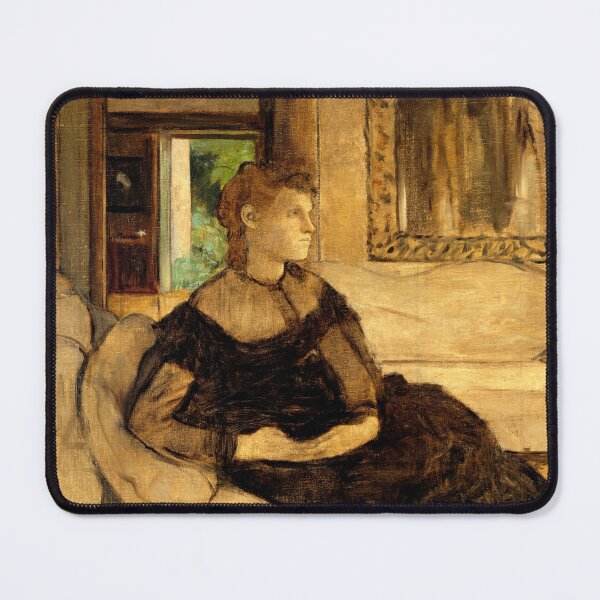 Item preview, Madame Theodore Gobillard Yves Morisot by Edgar Degas: Impressionist Interior Portrait designed and sold by artofuniverse.