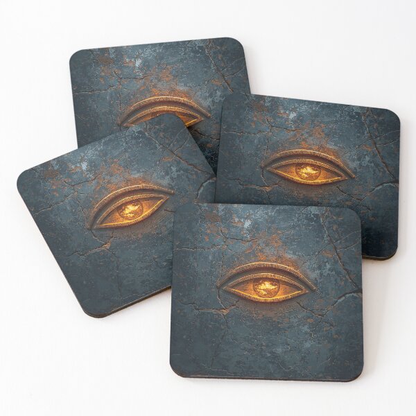 Item preview, Glowing Eye In Cracked Stone designed and sold by DigitalStudioZT.