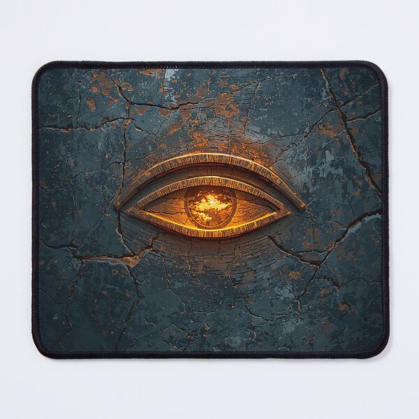 Item preview, Glowing Eye In Cracked Stone designed and sold by DigitalStudioZT.