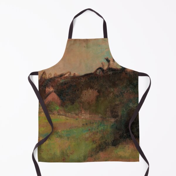 Item preview, Maisons Au Pied Dune Falaise by Edgar Degas: Impressionist Landscape Poster designed and sold by artofuniverse.