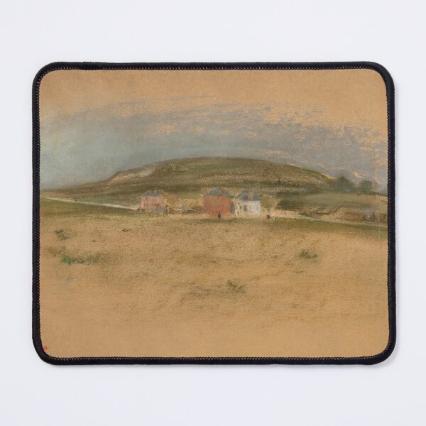 Item preview, Maisons Au Pied Dune Falaise by Edgar Degas: Serene Coastal Landscape designed and sold by artofuniverse.
