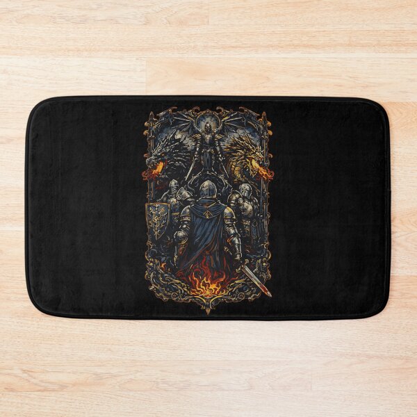 Item preview, Epic Dragons Medieval Knight of Valor – Dark Fantasy Crusader Art designed and sold by Otaku Style.