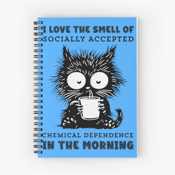 Item preview, Coffee Humor Cat Meme designed and sold by SaltedBeachPaperie.