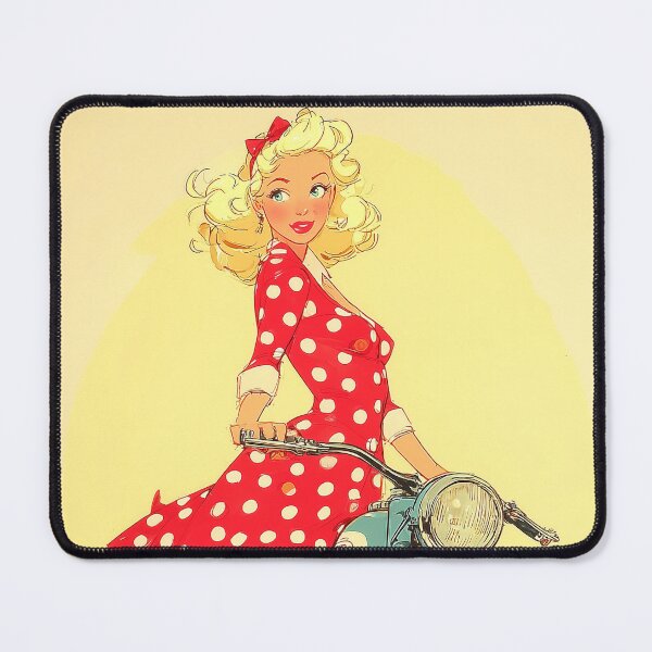 Item preview, Retro Motorcycle Pinup designed and sold by paulosully.