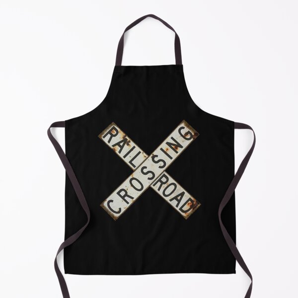 Item preview, Vintage Sign - RAIL ROAD CROSSING designed and sold by WhiteShirtGuy.