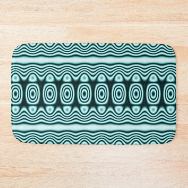 Item preview, Flowing Blue Tribal Geometric Pattern Ornament designed and sold by SpieklyArt.