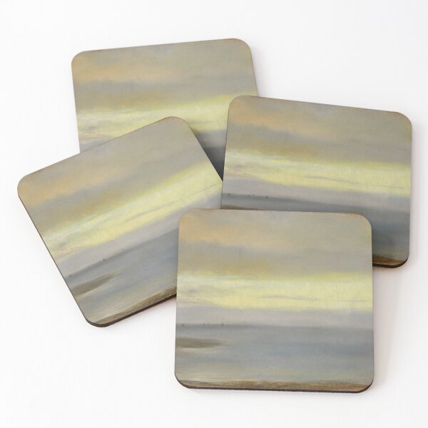Item preview, Marine Soleil Couchant by Edgar Degas: Minimalist Impressionist Seascape Poster designed and sold by artofuniverse.