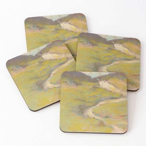 Item preview, Pathway in a Field by Edgar Degas: Dreamy Impressionist Landscape Poster designed and sold by artofuniverse.