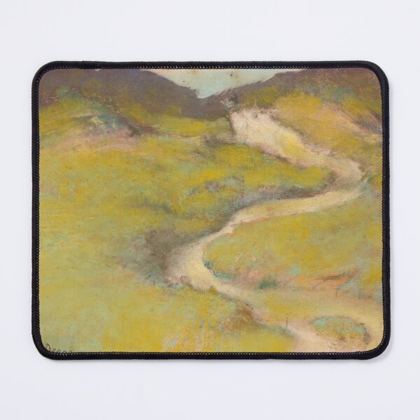 Item preview, Pathway in a Field by Edgar Degas: Dreamy Impressionist Landscape Poster designed and sold by artofuniverse.