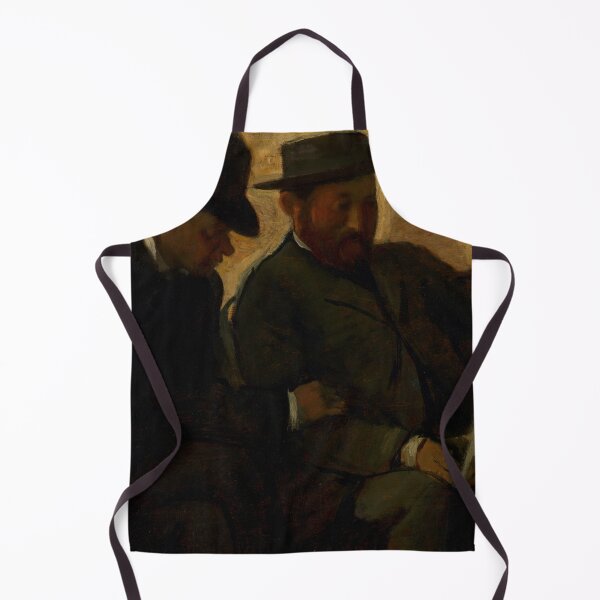 Item preview, Paul Lafond and Alphonse Cherfils by Edgar Degas: Moody Impressionist Interior designed and sold by artofuniverse.