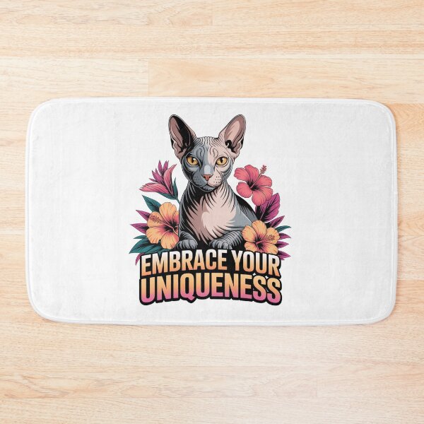 Item preview, Embrace Your Uniqueness Sphynx designed and sold by J-CCreations.