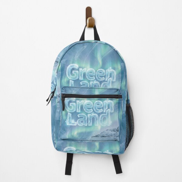 Item preview, Greenland Icy 3D Text Aurora Borealis Art designed and sold by DGtaLrtcom.