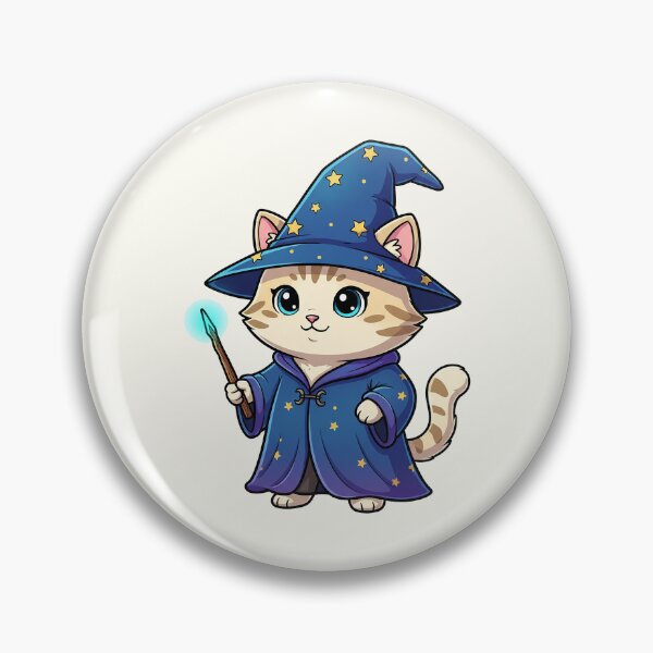 Item preview, Cute Wizard Cat designed and sold by HoopeStylee.