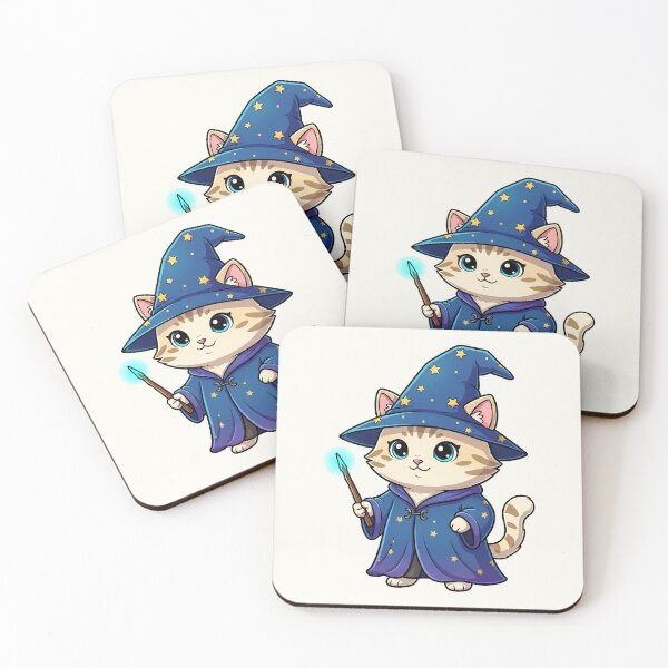 Item preview, Cute Wizard Cat designed and sold by HoopeStylee.