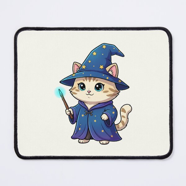Item preview, Cute Wizard Cat designed and sold by HoopeStylee.