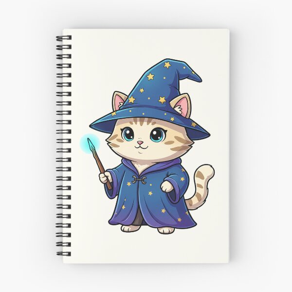 Item preview, Cute Wizard Cat designed and sold by HoopeStylee.