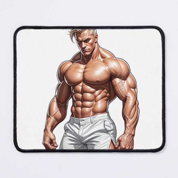 Item preview, Sculpted Titan: Hyperreal Muscle Art in Motion - #130 designed and sold by ForeverPrintsOK.