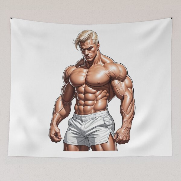 Item preview, Sculpted Titan: Hyperreal Muscle Art in Motion - #130 designed and sold by ForeverPrintsOK.