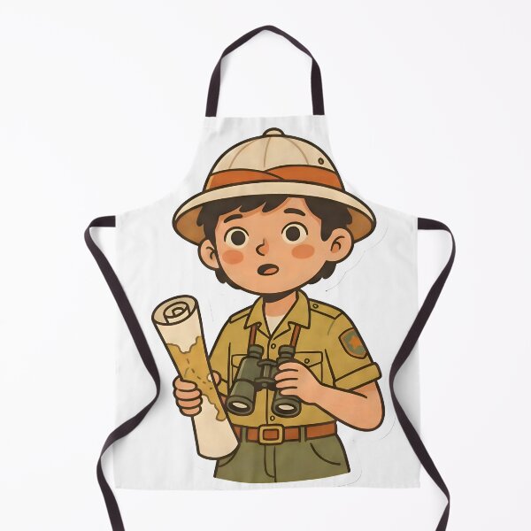 Item preview, Vintage Explorer Character Retro Storybook Aesthetic Adventure Illustration designed and sold by StickyGuys.