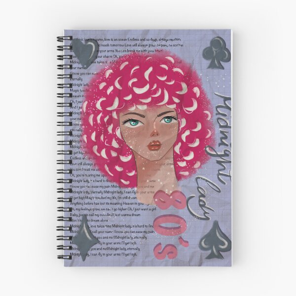Item preview, Midnight lady - Retro 80’s inspired art print designed and sold by Sue’s creations .