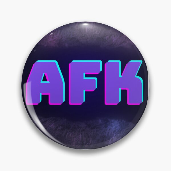 Artikelvorschau, AFK – Neon Gamer Design entworfen und verkauft von ClashShop.