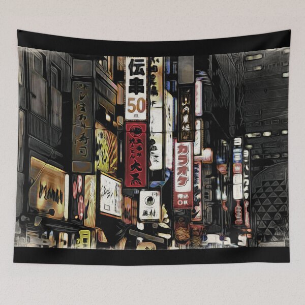 Item preview, Tokyo neon signs at night / Swiss Artwork Photography designed and sold by Raphael Wolf.