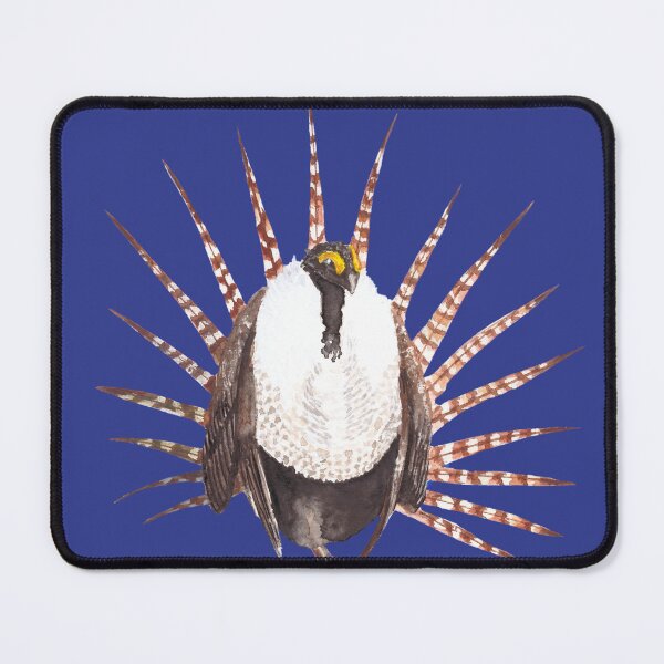 Item preview, Gunnison Grouse deep blue bird illustration designed and sold by art-elodie-g.