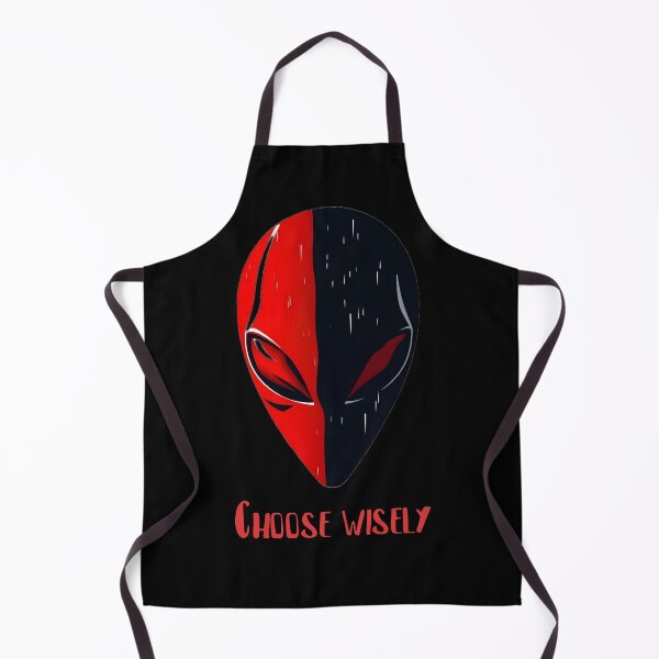 Item preview, Duality Mask – Red and Black Minimalist Face designed and sold by miletes17Studio.
