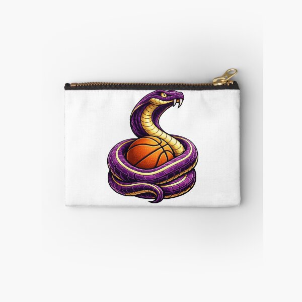 Item preview, Mamba Style Snake Basketball Illustration Purple And Gold designed and sold by Koiosart.