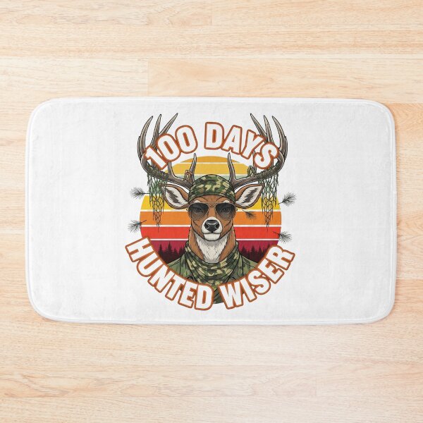 Item preview, Deer Hunted 100 Days Wiser Camo Shades Retro Forest designed and sold by JaaCreativeShop.