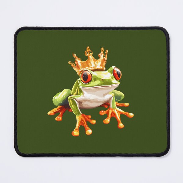 Item preview, Frog №20 Royal Red-Eyed Tree Frog Prince with Gold Crown designed and sold by SyberGen.