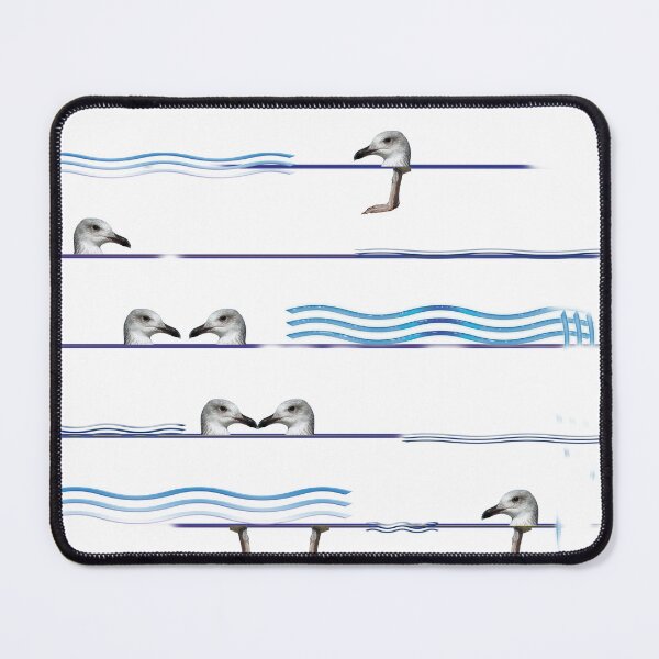 Item preview, Juvenile gull head and foot patterns on lines designed and sold by Alan-David.