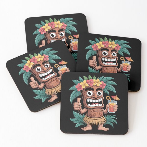 Item preview, tiki cocktail - sippin spirits shirt - island home - vacation at home - staycation mode - tropical couch vibes – party dad – Tropical dad - angry tiki - grumpy island - tropical rage - tiki dark designed and sold by JansenGS.