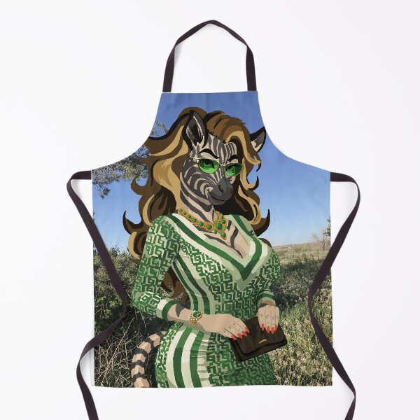 Item preview, Complicated Green Pattern Dress Zebra designed and sold by KlakkDrawsStuff.