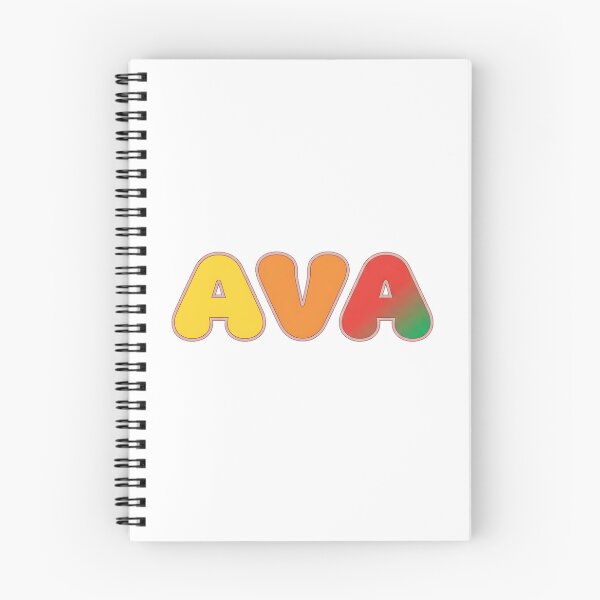Item preview, ❤️ Ava Personalized Name Wavy Retro Shirt, Coffee Mug, Sticker Gift designed and sold by HelixPedia.