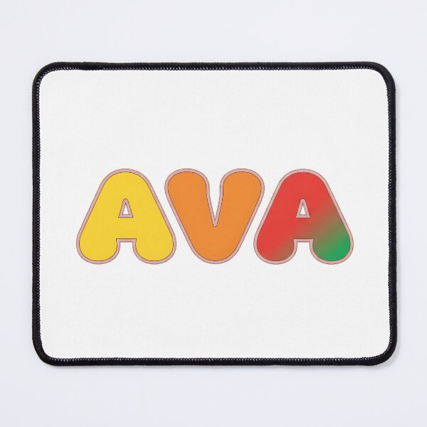 Item preview, ❤️ Ava Personalized Name Wavy Retro Shirt, Coffee Mug, Sticker Gift designed and sold by HelixPedia.