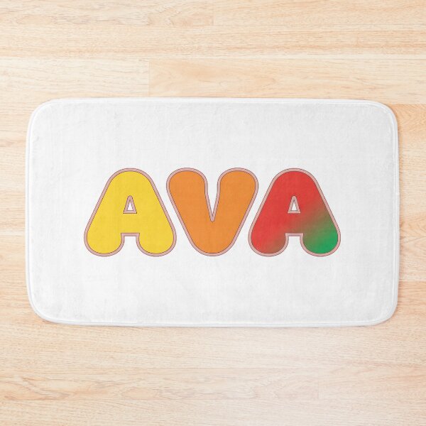 Item preview, ❤️ Ava Personalized Name Wavy Retro Shirt, Coffee Mug, Sticker Gift designed and sold by HelixPedia.